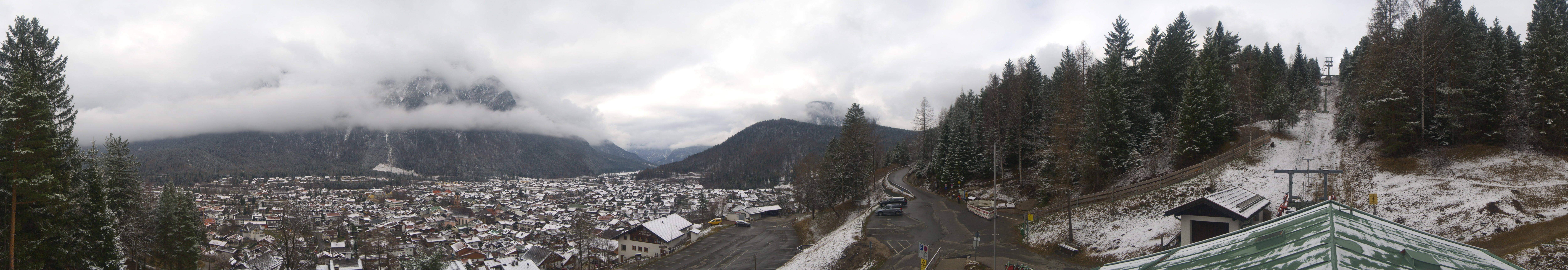 Archiv Foto Webcam Mittenwald Panoramablick