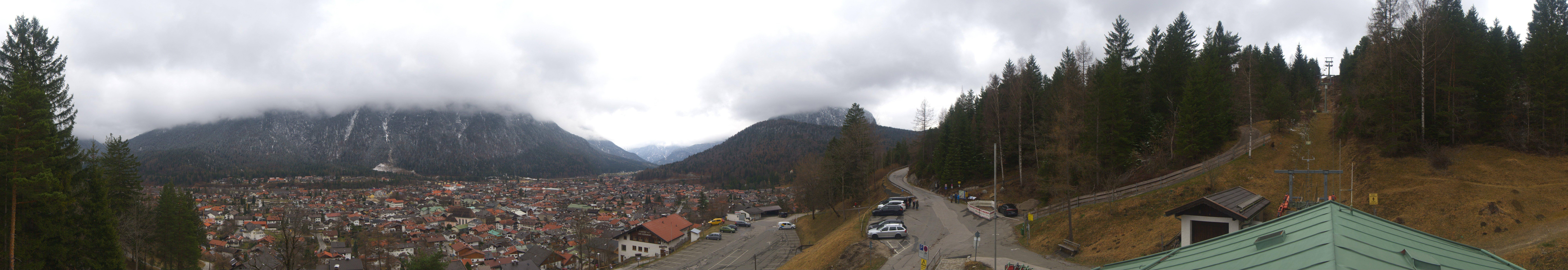 Archiv Foto Webcam Mittenwald Panoramablick