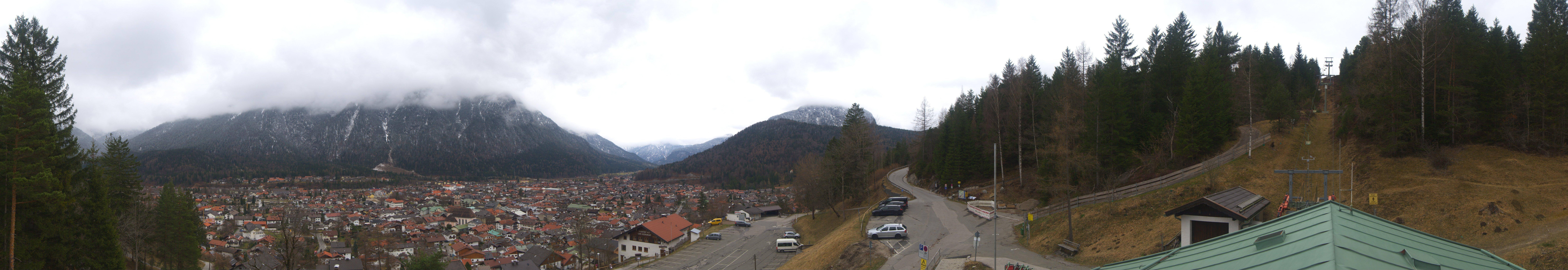 Archiv Foto Webcam Mittenwald Panoramablick