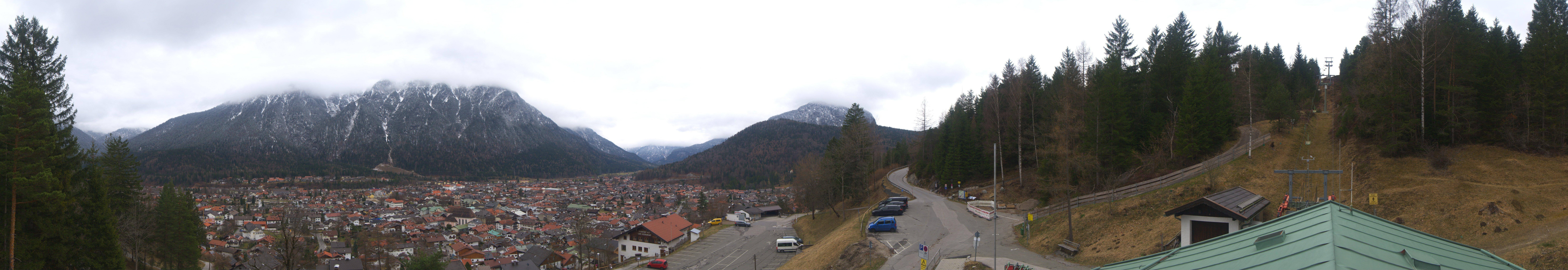 Archiv Foto Webcam Mittenwald Panoramablick