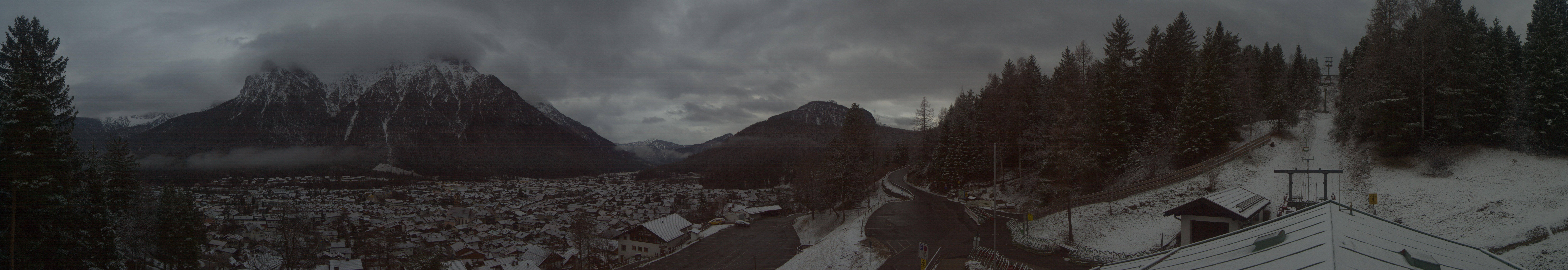 Archiv Foto Webcam Mittenwald Panoramablick