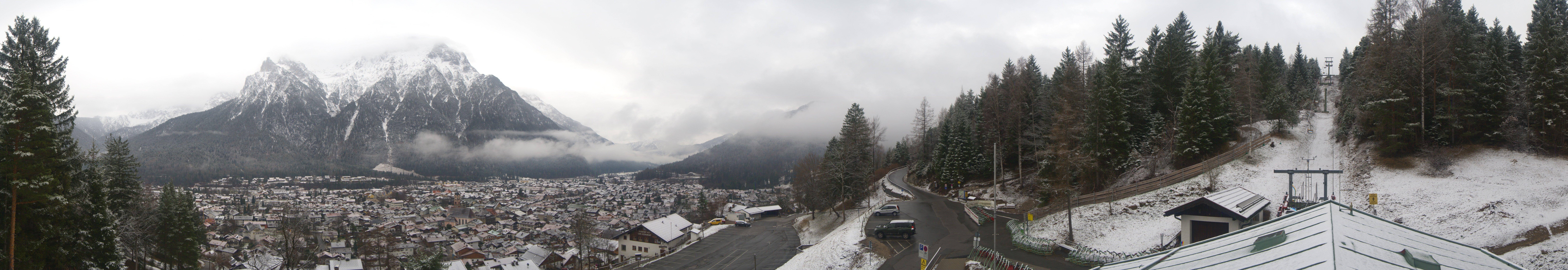Archiv Foto Webcam Mittenwald Panoramablick