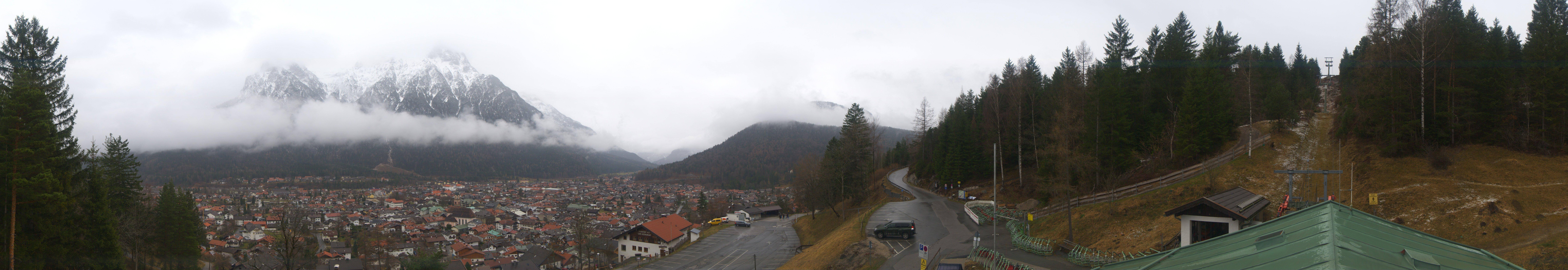Archiv Foto Webcam Mittenwald Panoramablick