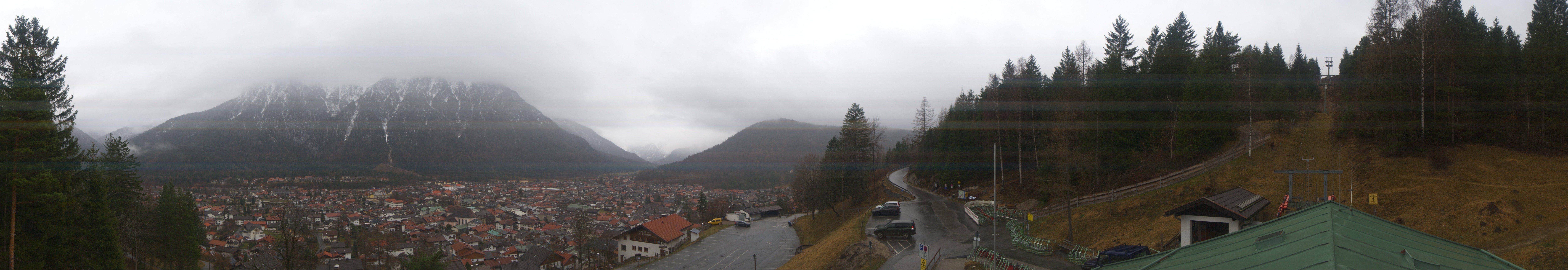 Archiv Foto Webcam Mittenwald Panoramablick