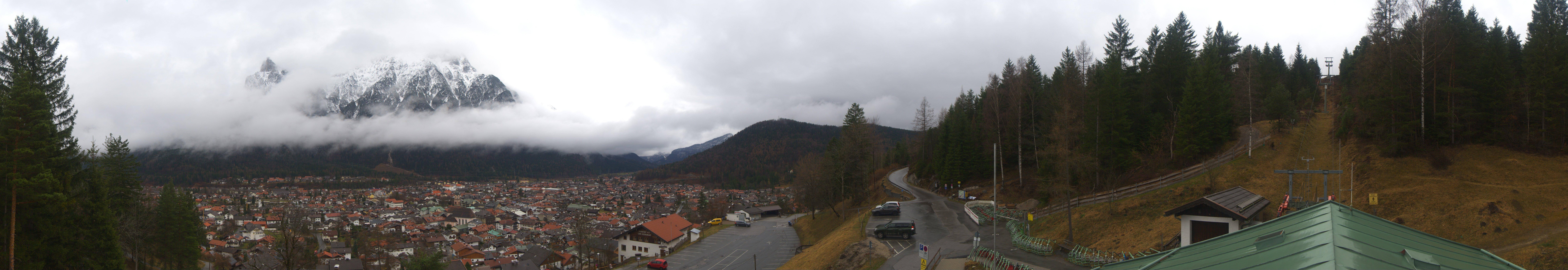 Archiv Foto Webcam Mittenwald Panoramablick