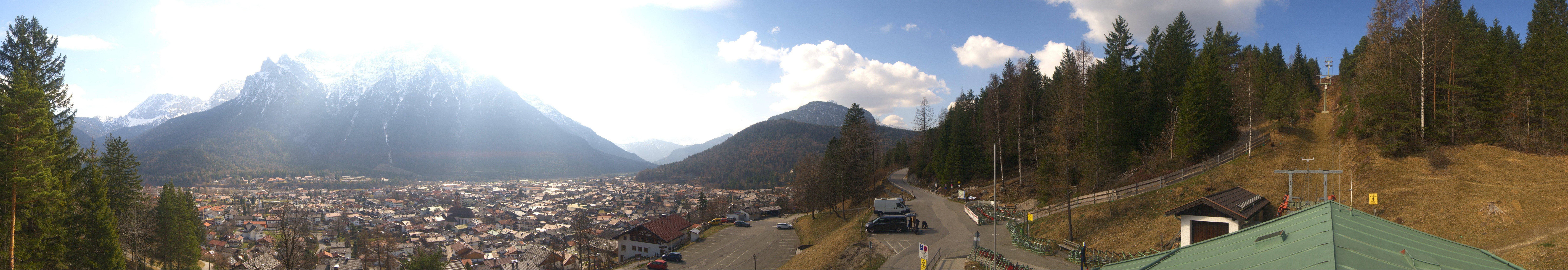 Archiv Foto Webcam Mittenwald Panoramablick