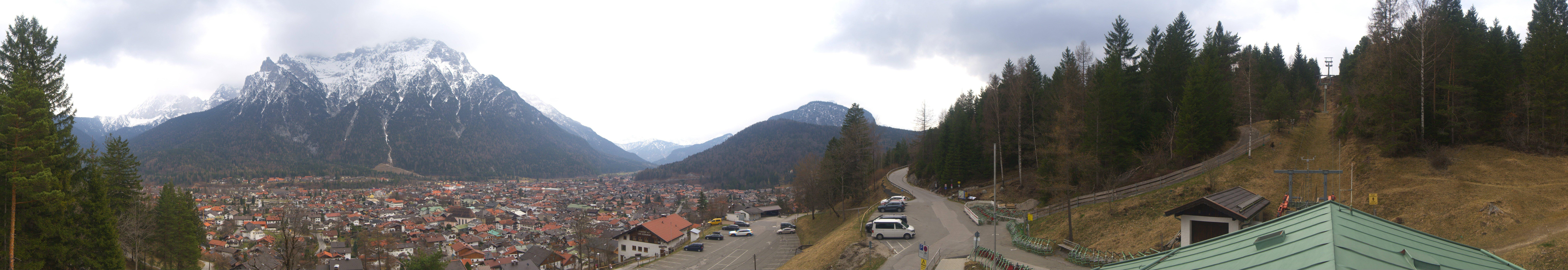 Archiv Foto Webcam Mittenwald Panoramablick