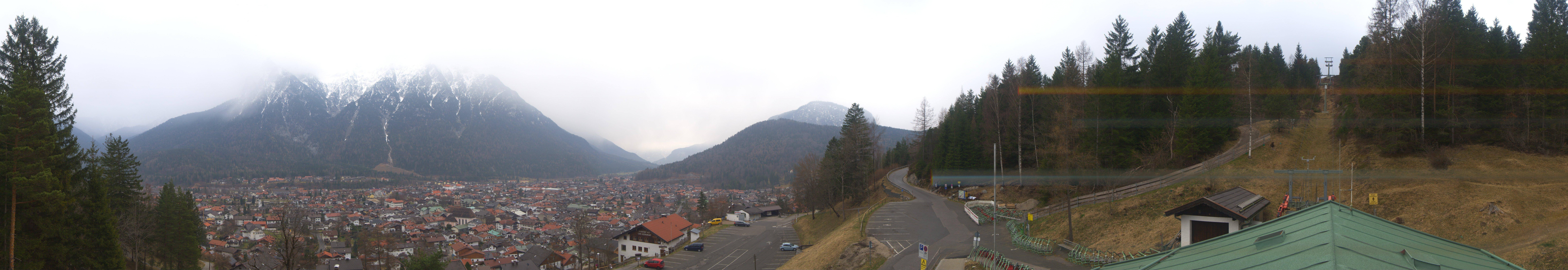Archiv Foto Webcam Mittenwald Panoramablick