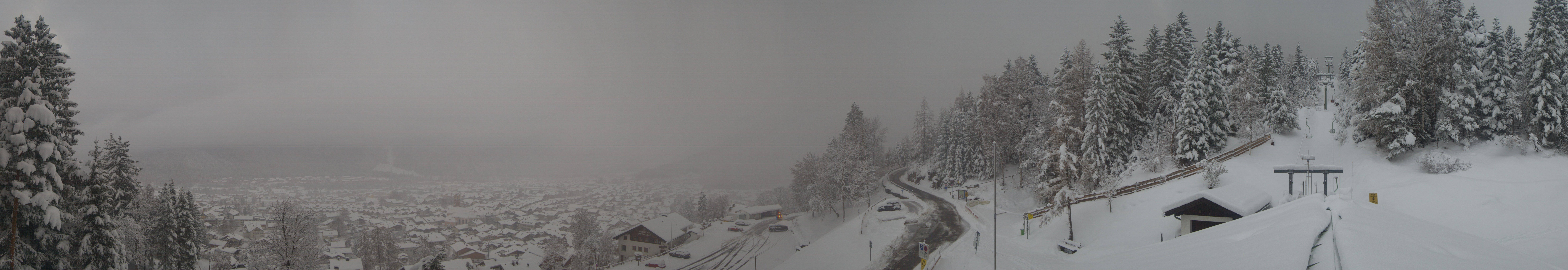 Archiv Foto Webcam Mittenwald Panoramablick