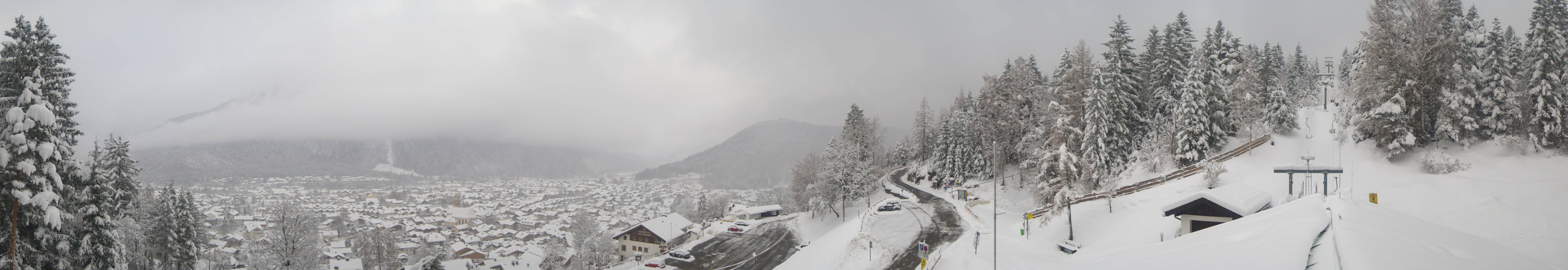 Archiv Foto Webcam Mittenwald Panoramablick