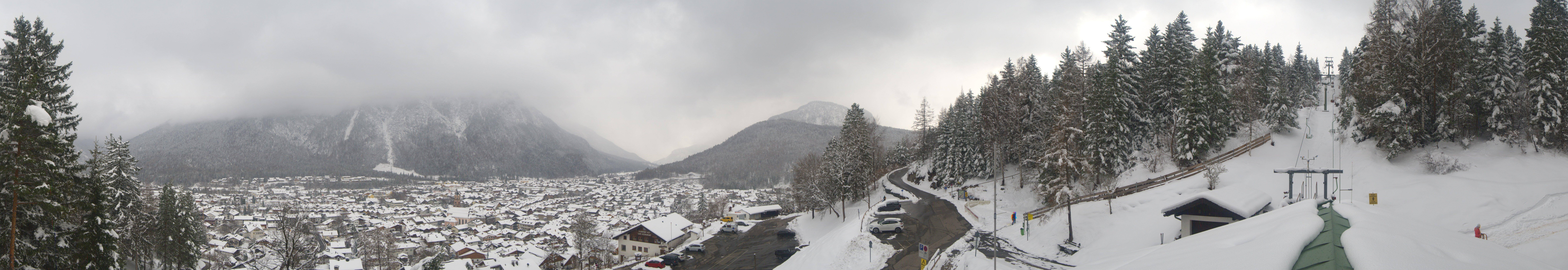 Archiv Foto Webcam Mittenwald Panoramablick