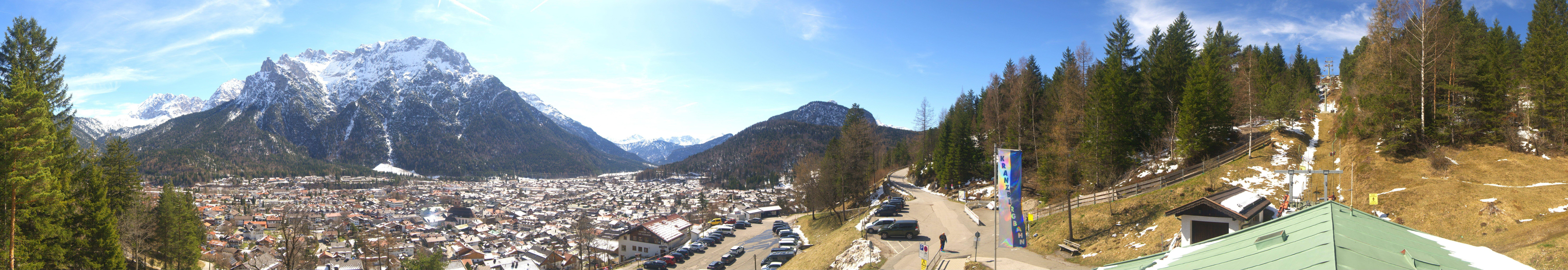 Archiv Foto Webcam Mittenwald Panoramablick