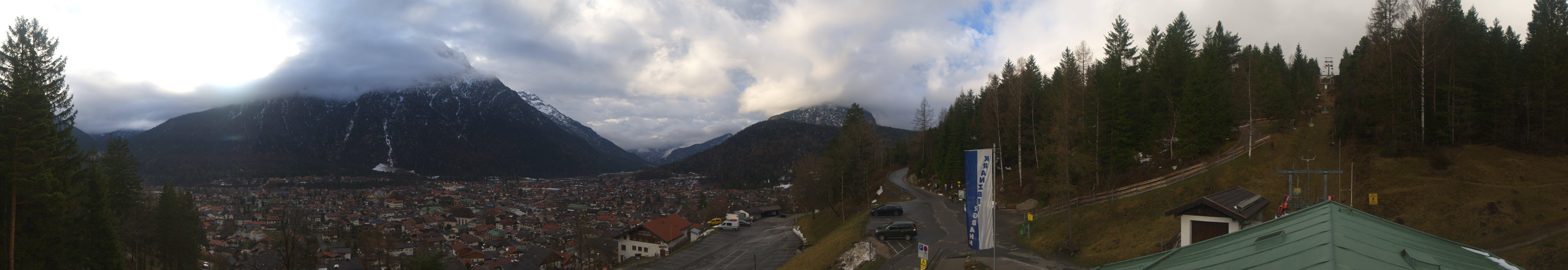 Archived image Webcam Mittenwald Panoramic view