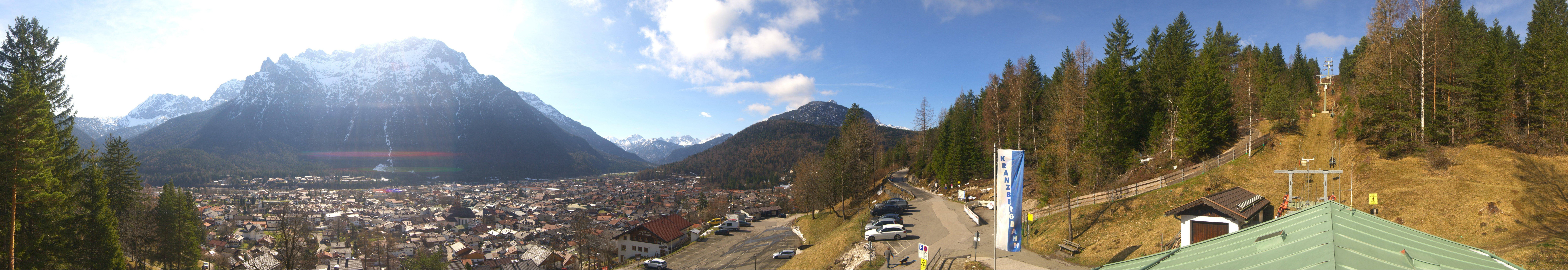 Archived image Webcam Mittenwald Panoramic view
