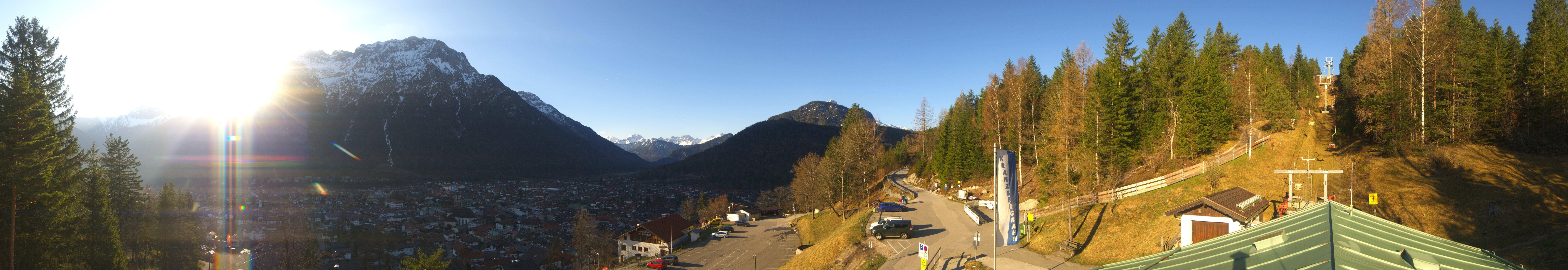 Archiv Foto Webcam Mittenwald Panoramablick