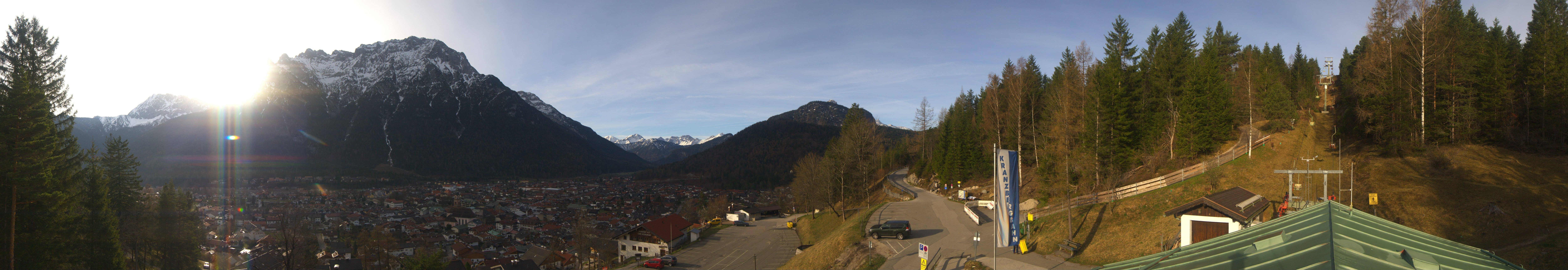 Archiv Foto Webcam Mittenwald Panoramablick