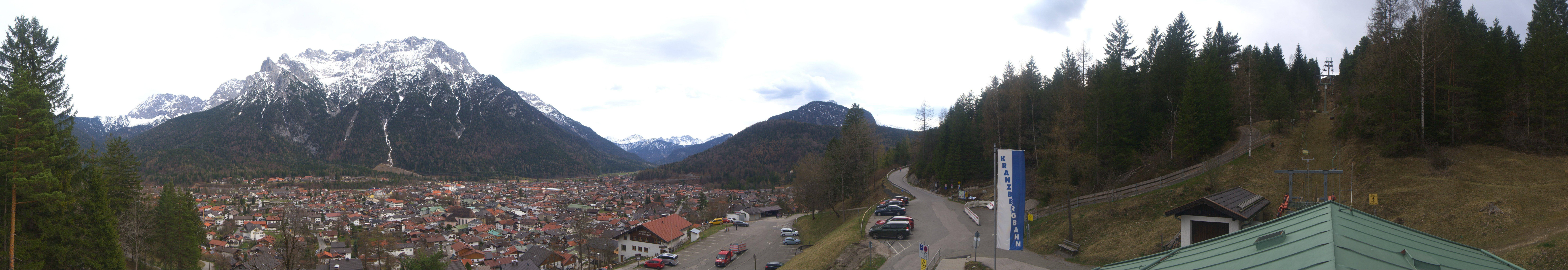 Archiv Foto Webcam Mittenwald Panoramablick