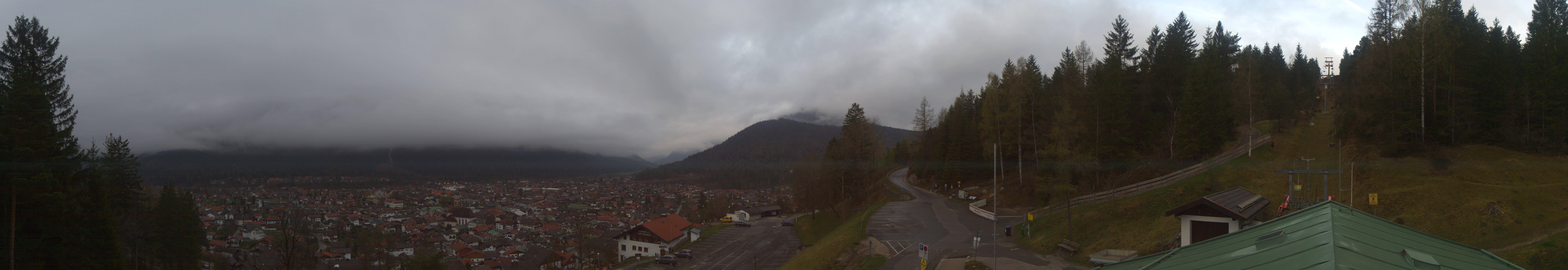 Archiv Foto Webcam Mittenwald Panoramablick