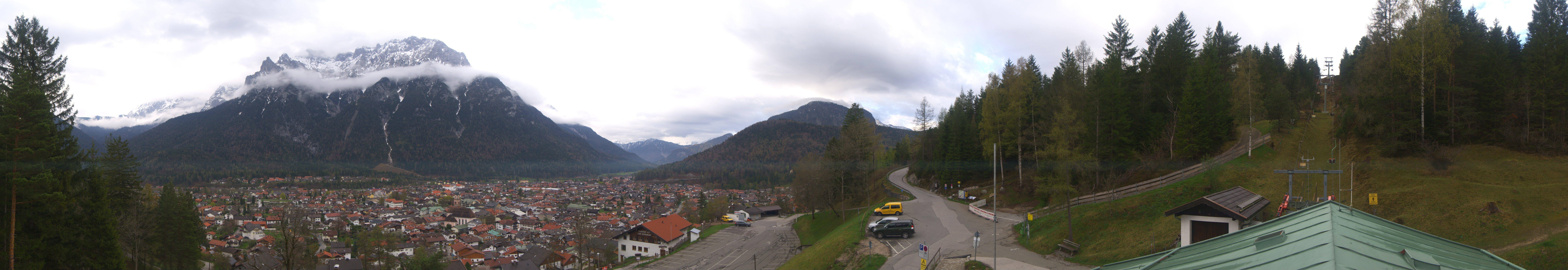 Archiv Foto Webcam Mittenwald Panoramablick