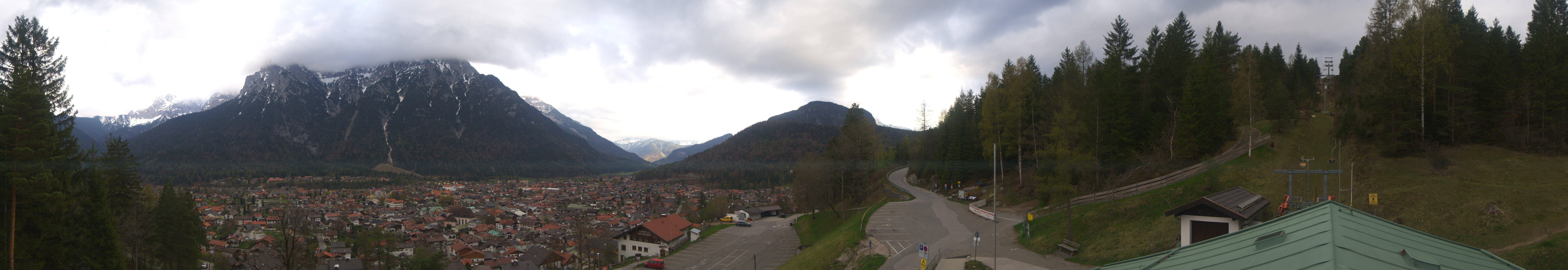 Archiv Foto Webcam Mittenwald Panoramablick