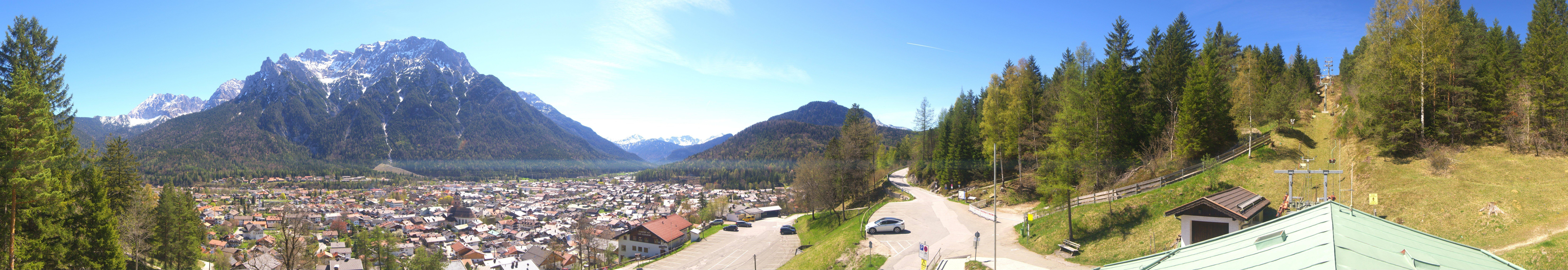 Archiv Foto Webcam Mittenwald Panoramablick