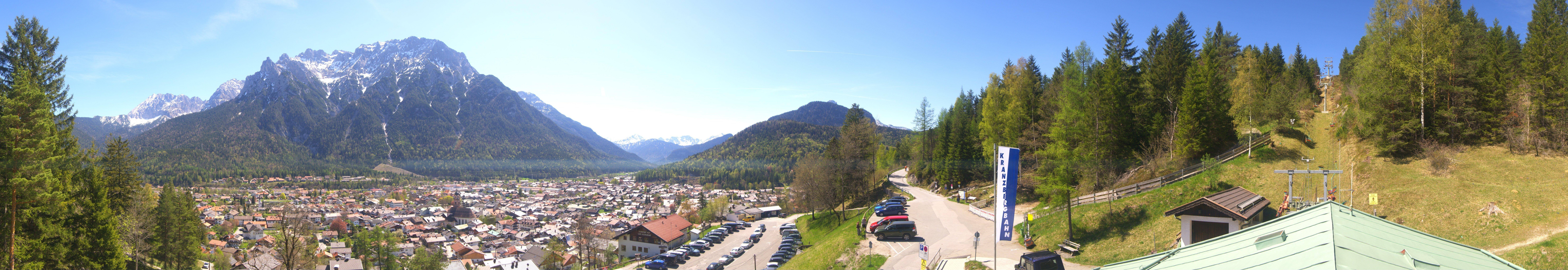 Archiv Foto Webcam Mittenwald Panoramablick