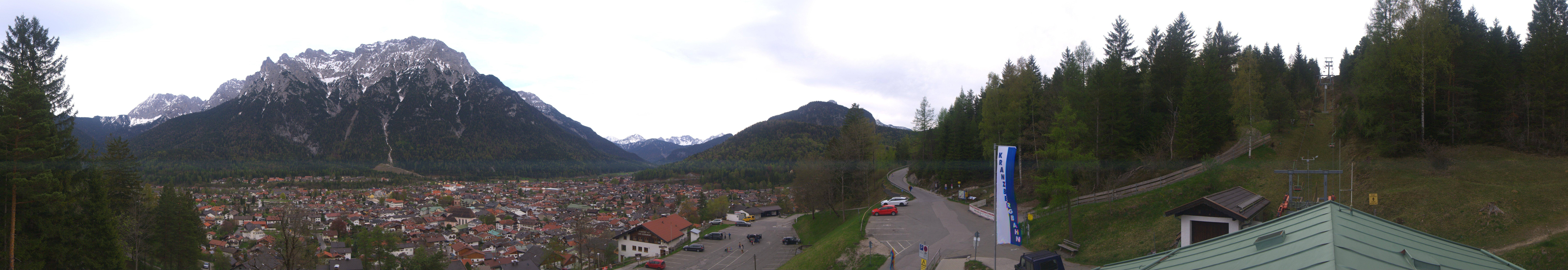Archiv Foto Webcam Mittenwald Panoramablick