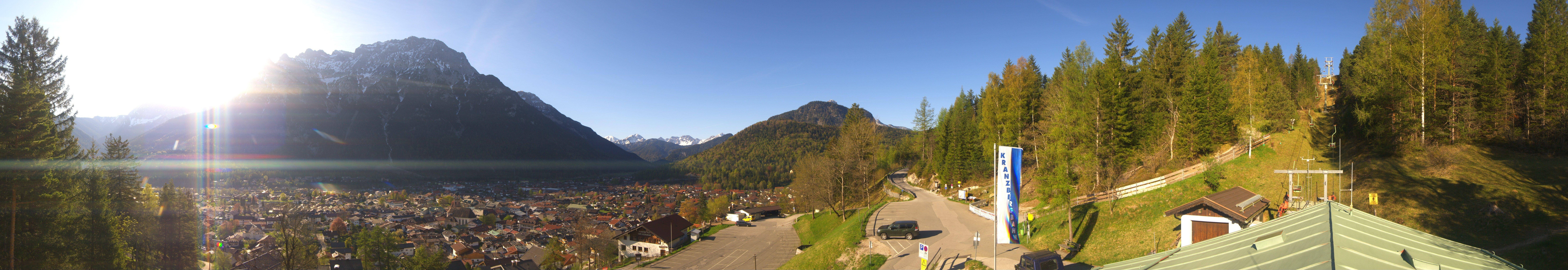 Archiv Foto Webcam Mittenwald Panoramablick