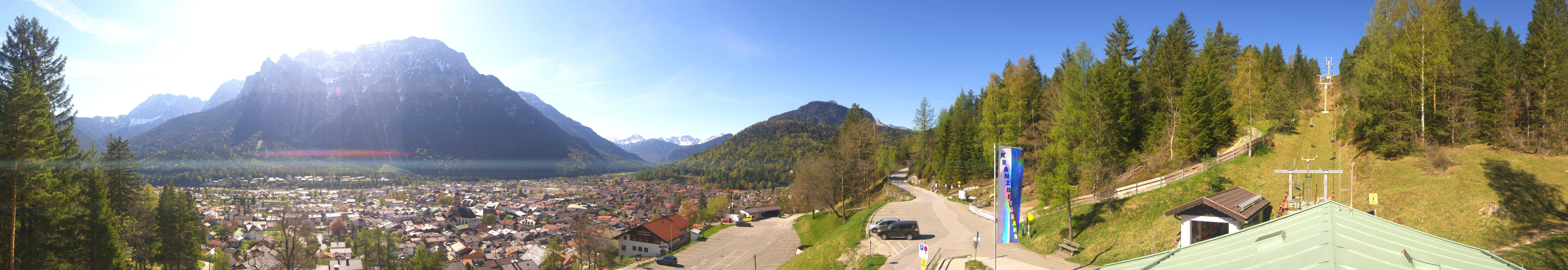 Archiv Foto Webcam Mittenwald Panoramablick