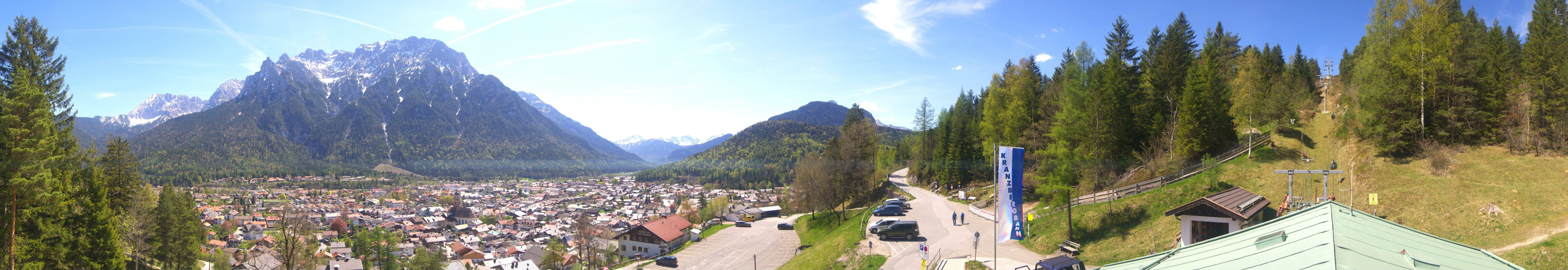 Archiv Foto Webcam Mittenwald Panoramablick