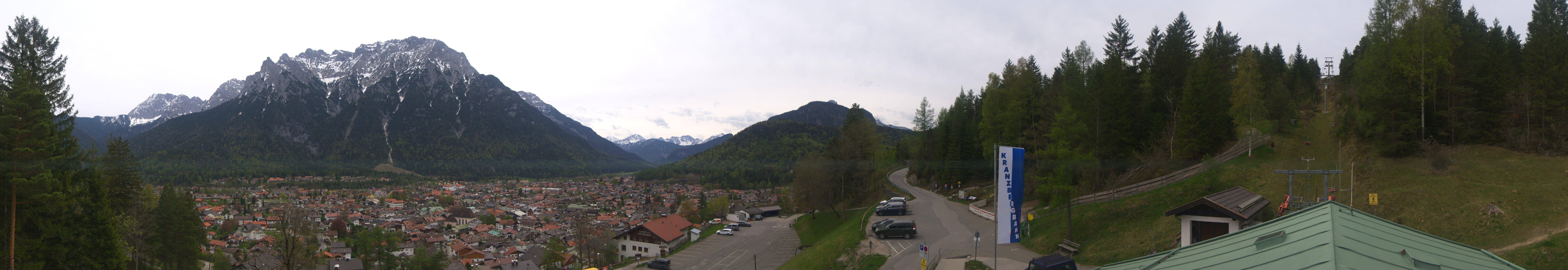 Archiv Foto Webcam Mittenwald Panoramablick