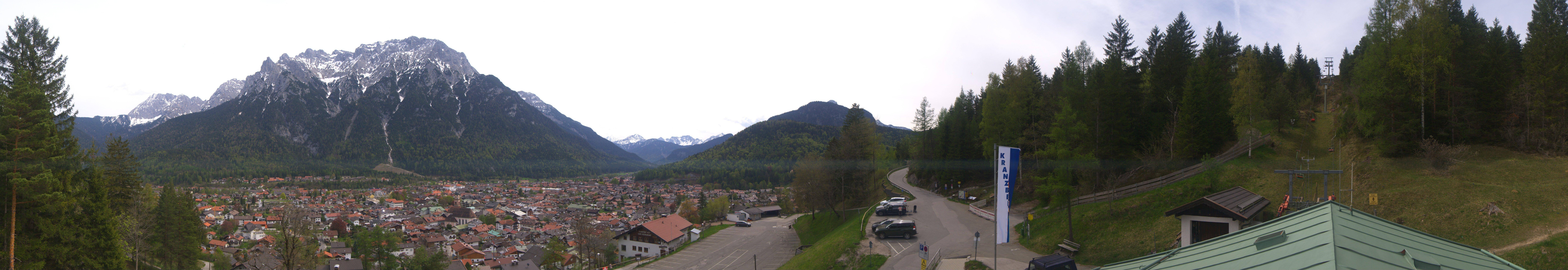 Archiv Foto Webcam Mittenwald Panoramablick