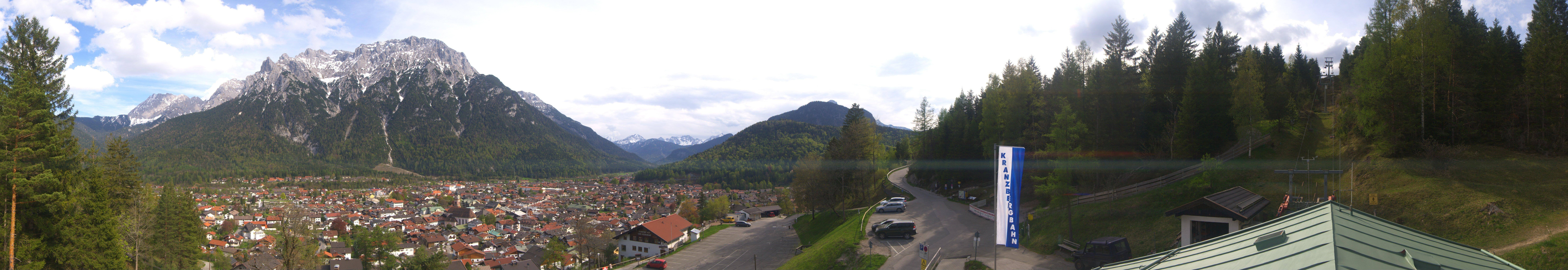 Archiv Foto Webcam Mittenwald Panoramablick