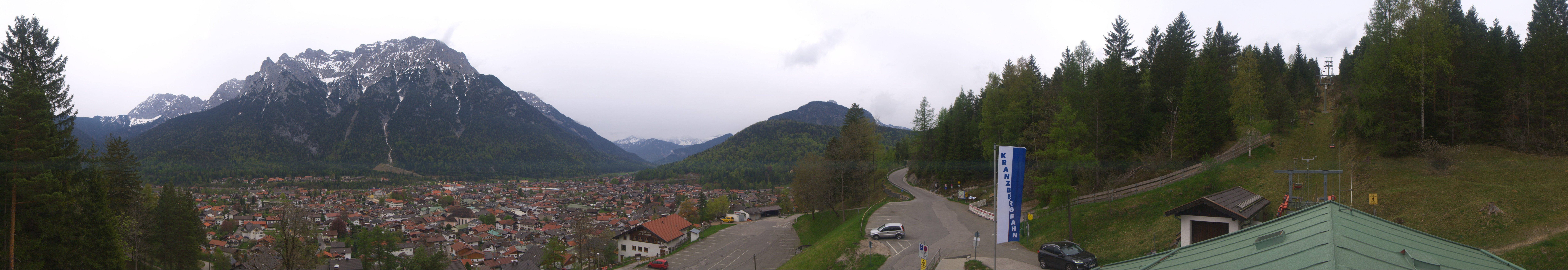 Archiv Foto Webcam Mittenwald Panoramablick
