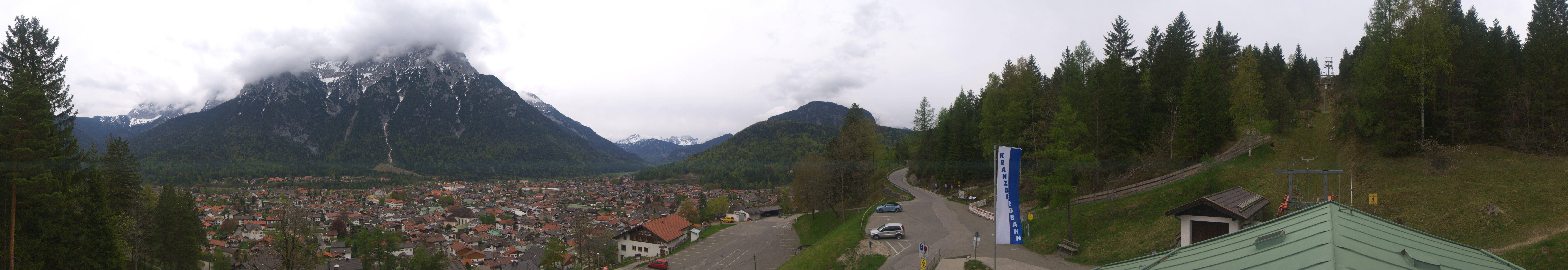 Archiv Foto Webcam Mittenwald Panoramablick