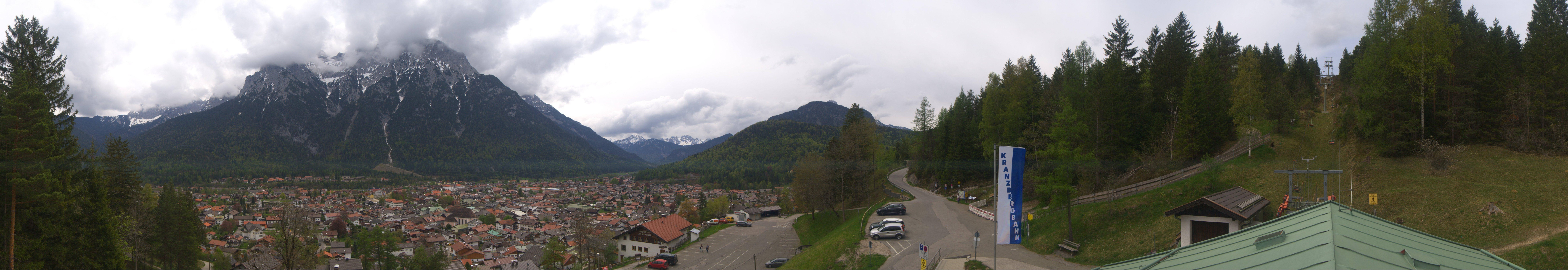 Archiv Foto Webcam Mittenwald Panoramablick