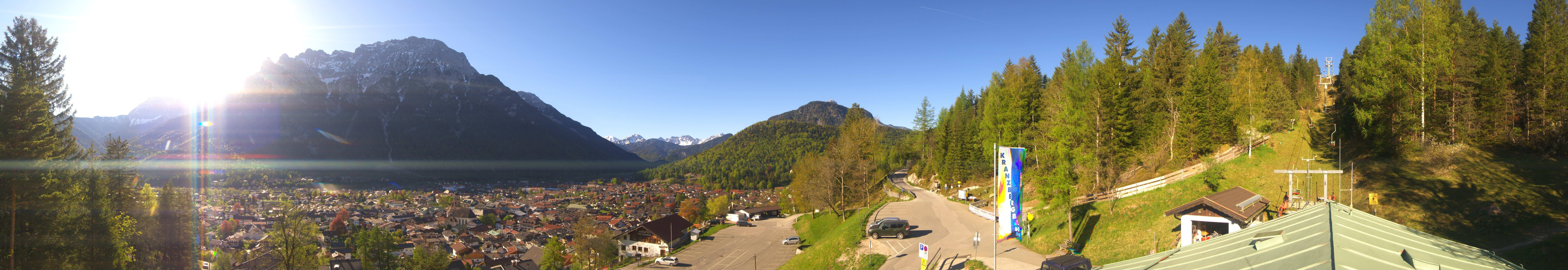 Archiv Foto Webcam Mittenwald Panoramablick