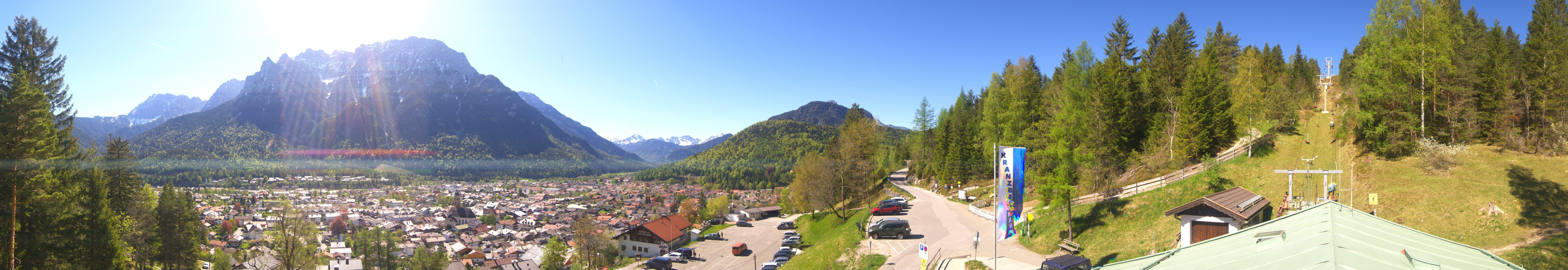 Archiv Foto Webcam Mittenwald Panoramablick
