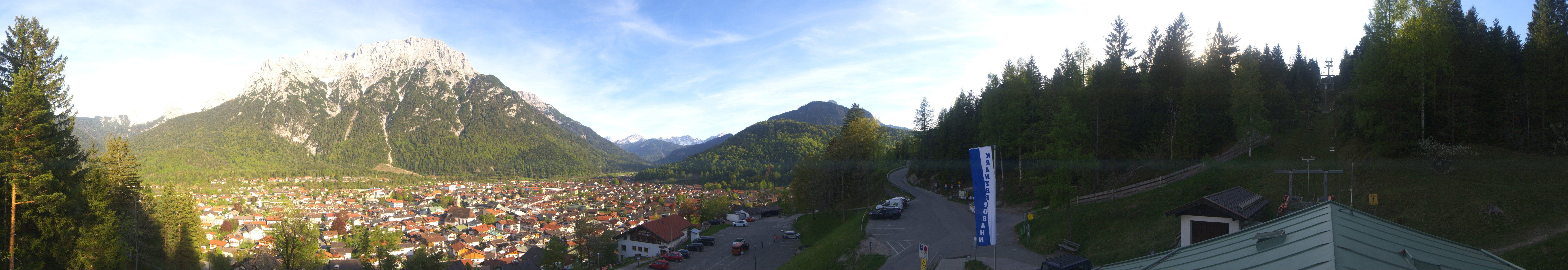 Archiv Foto Webcam Mittenwald Panoramablick