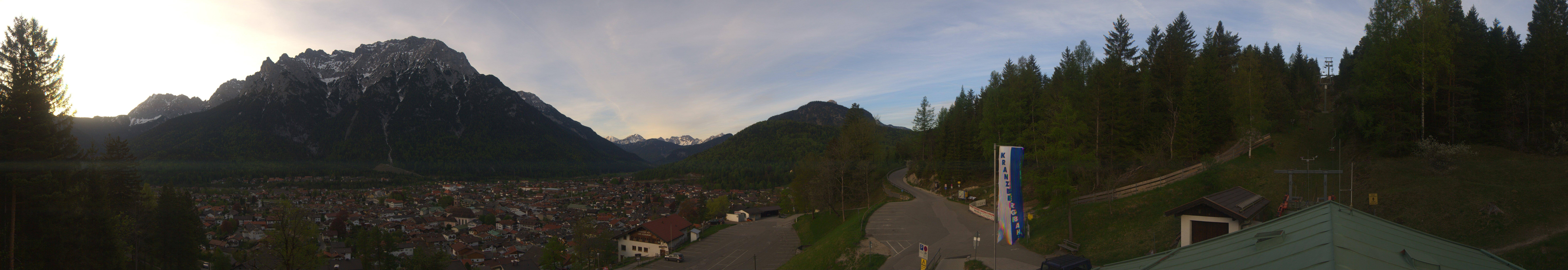 Archiv Foto Webcam Mittenwald Panoramablick