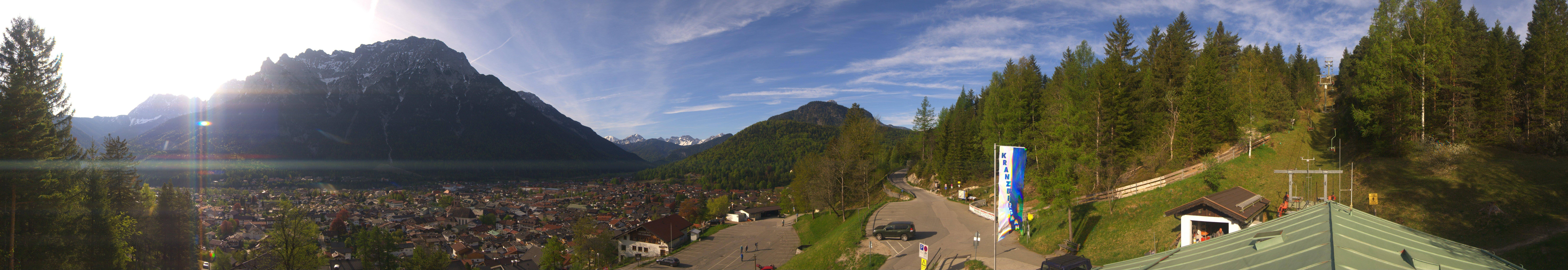 Archiv Foto Webcam Mittenwald Panoramablick