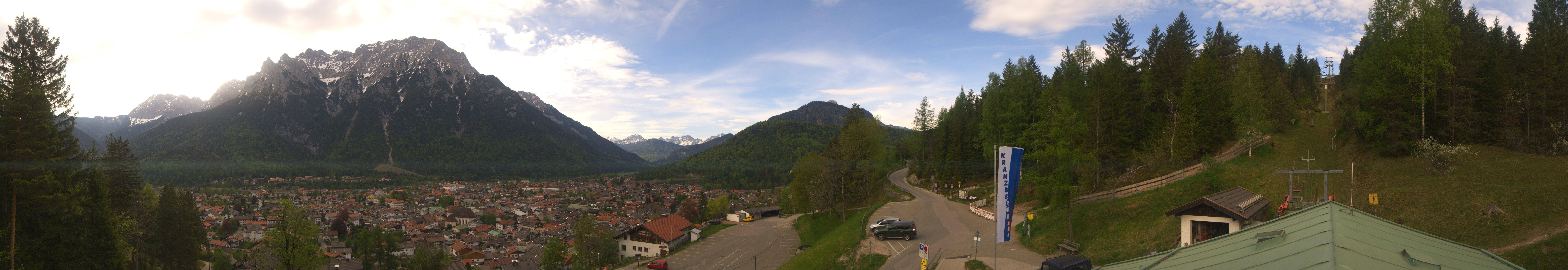 Archived image Webcam Mittenwald Panoramic view