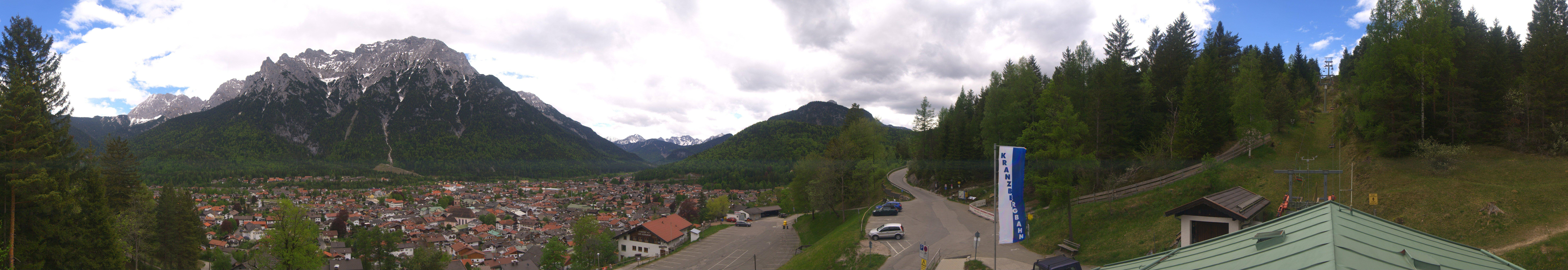 Archiv Foto Webcam Mittenwald Panoramablick