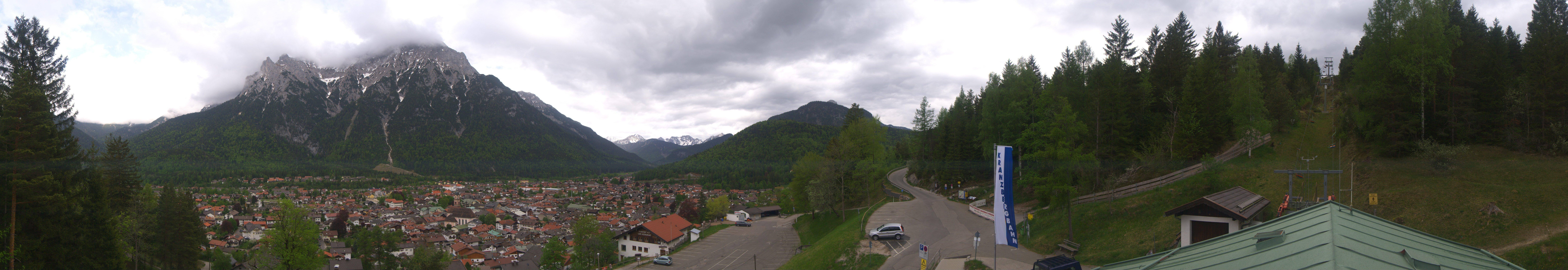 Archiv Foto Webcam Mittenwald Panoramablick