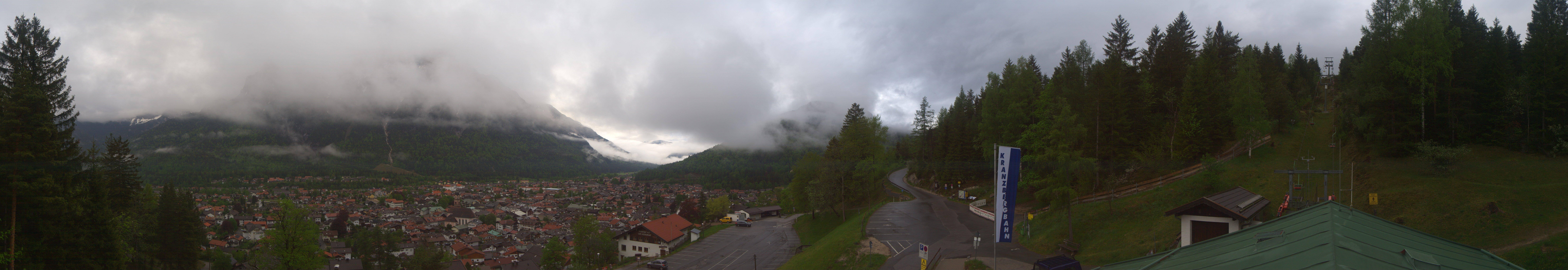 Archiv Foto Webcam Mittenwald Panoramablick