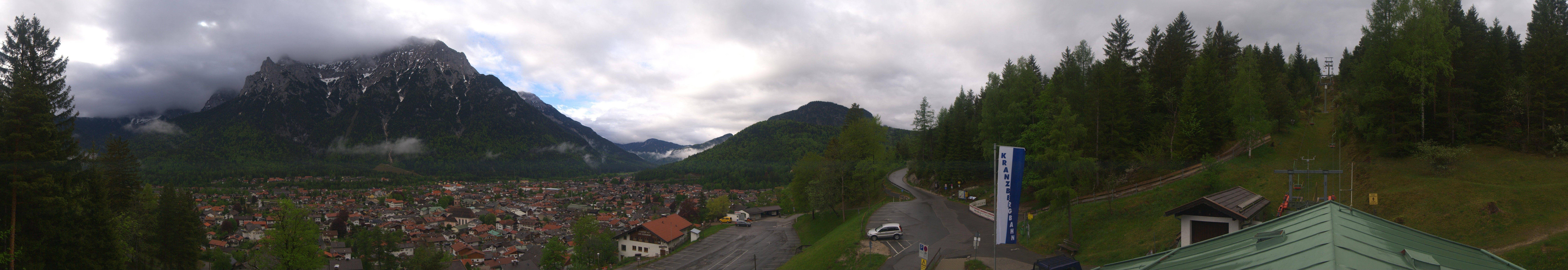 Archiv Foto Webcam Mittenwald Panoramablick