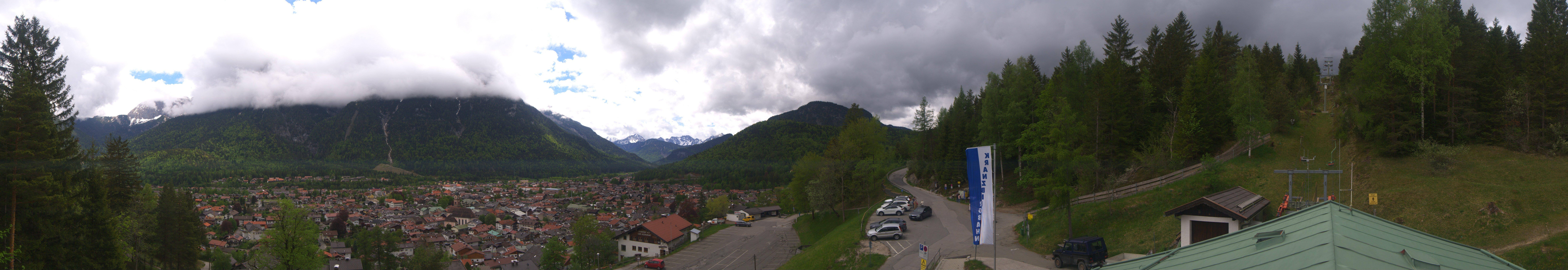 Archiv Foto Webcam Mittenwald Panoramablick