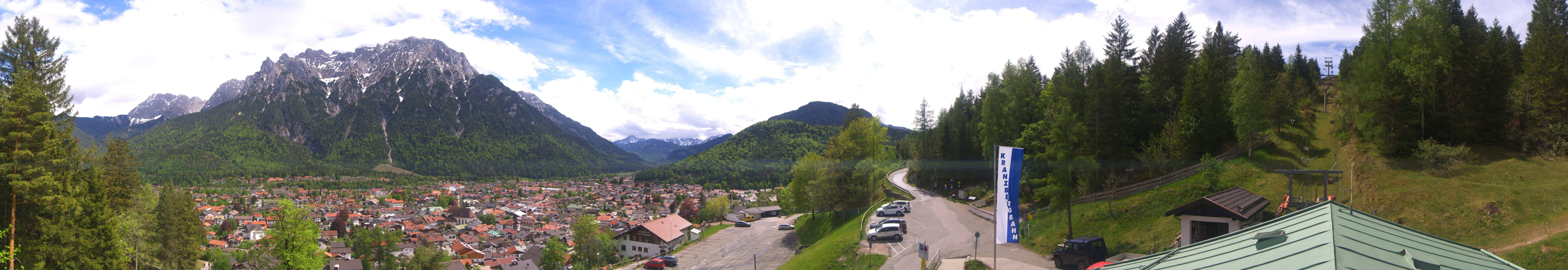 Archiv Foto Webcam Mittenwald Panoramablick