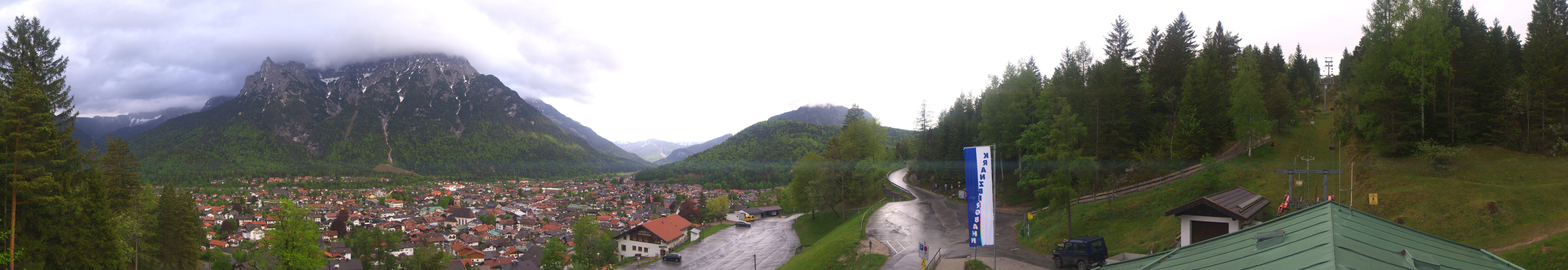 Archiv Foto Webcam Mittenwald Panoramablick