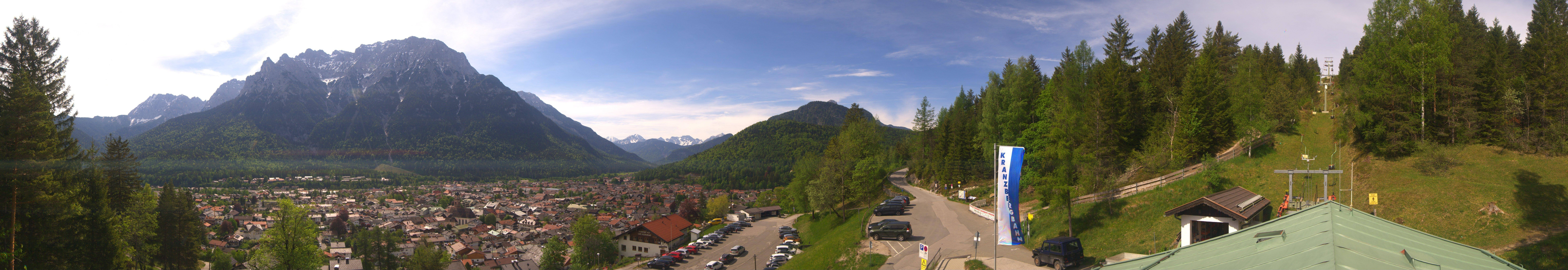 Archiv Foto Webcam Mittenwald Panoramablick